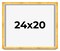 20x24 Minimalist Shadow Box Picture Frame with UV-Resistant Acrylic & Acid Free Backing, Available in 5 Finishes - Black, Brown, Gold, Silver, White